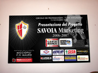 Presentato il progetto Savoia Marketing